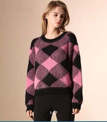 Джемпер свитер светр ромбы