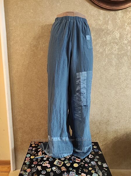 XL GMB Chico Paris натуральные штаны. пот в не натянутом виде 38,5 см. , ма