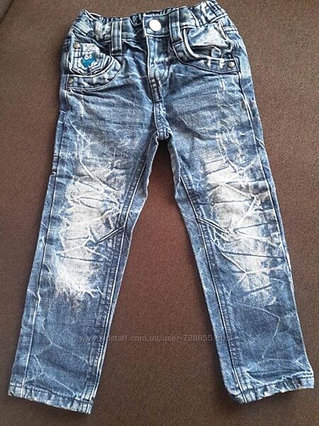 Новые джинсики варенки. унисекс. 98 размер. на 2-3 года. 