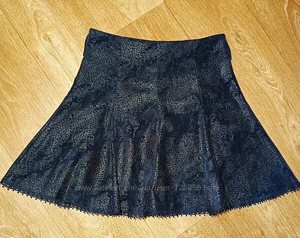 Вельветова темно-коричнева спідниця. H&M. Розмір - L, M