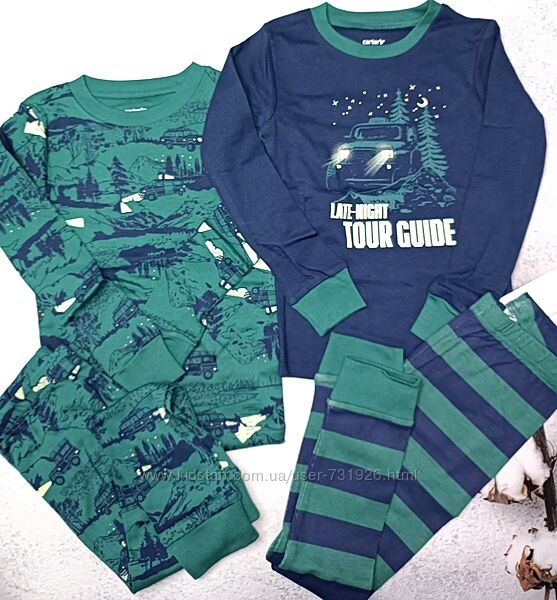 6,7,8,10,12,14т Пижама Carters, коттон, на мальчика, хлопок