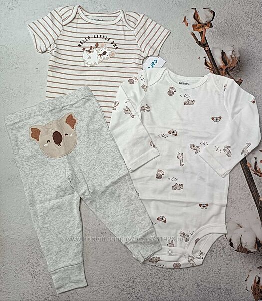 р.56, NB, комплекти carters, котон, боді, лосіни, на новонароджених