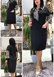 Жіноча чорна вишукана сукня Туреччина