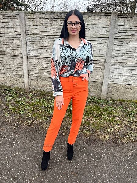 Жіночі помаранчеві брюки на весну Туреччина