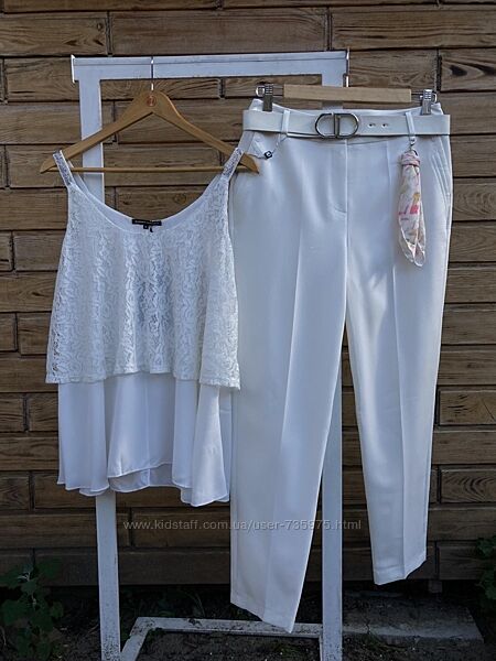 Жіночі білі класичні брюки Туреччина