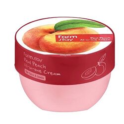 Крем для тела с экстрактом персика FarmStay Real Peach All-in-One Cream