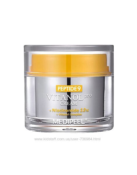 Medi-Peel Peptide 9 Vitanol Cream Pro Крем з пептидами, ніацинамідом