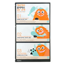 A&acutepieu Goblin Blackhead 3-Step Nose Sheet Набір для очищення носа