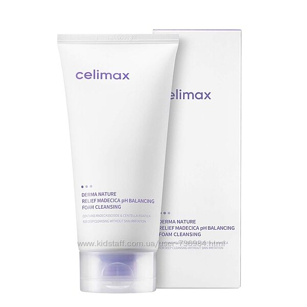 Пенка Celimax Derma Nature Relief Madecica pH Balancing Foam Cleansing