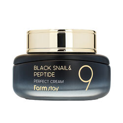 Омолаживающий крем FarmStay Black Snail & Peptide 9 Perfect Cream