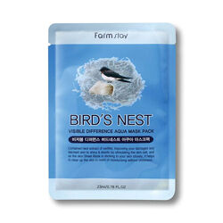 Тканевая маска FarmStay Visible Difference Birds Nest Aqua Mask Pack