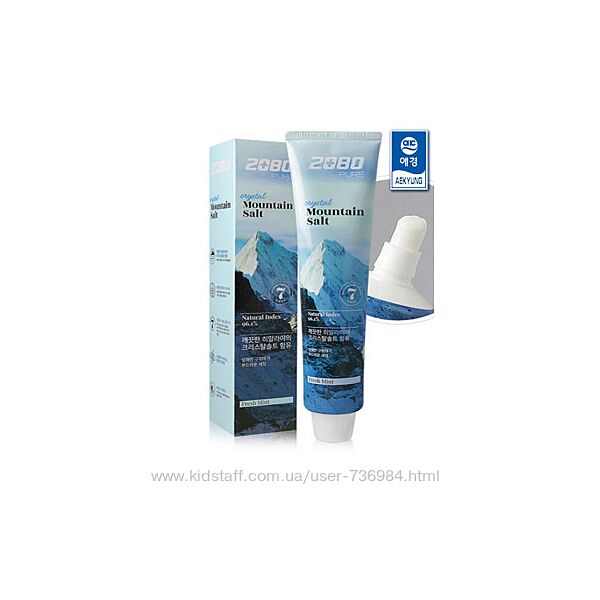Зубная паста с гималайской солью 2080 Crystal Mountain Salt Toothpaste
