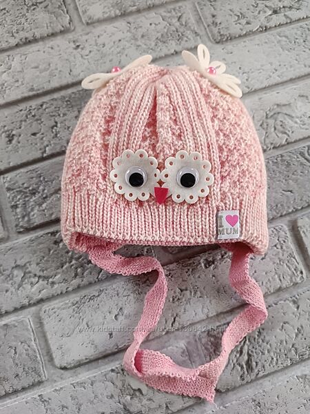 Шапочка зимняя для новорожденных