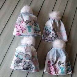 Зимняя шапка с флисом мишка Тедди, Teddy