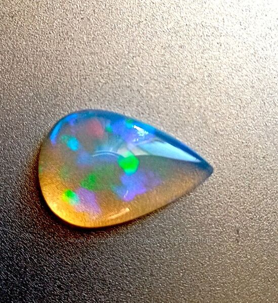 Эфиопский радужный опал 2,8 кт вставка кольцо Видео Розпродаж