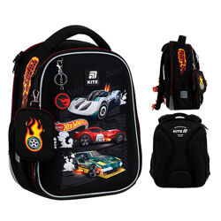 Рюкзак 555 шкільний каркасний Kite Education Hot Wheels HW25-555S