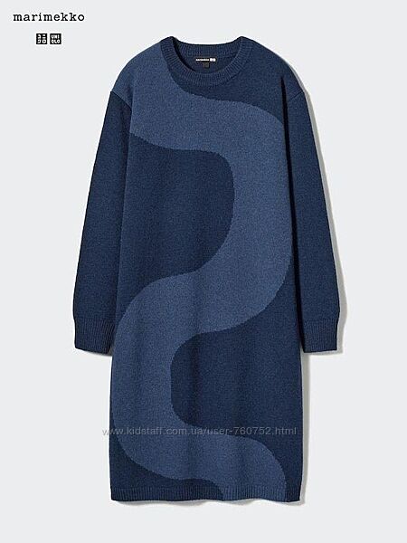Сукня з овечої вовни Marimekko Uniqlo   р ХС  
