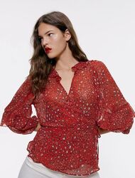 Стильна блуза на запах  Zara нова
