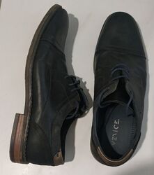 Чорні чоловічі класичні туфлі Venice - 43 розмір 