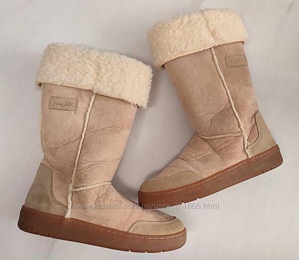 Зимові жіночі замшеві чоботи Max Joy, 39 розмір, 24,5 см