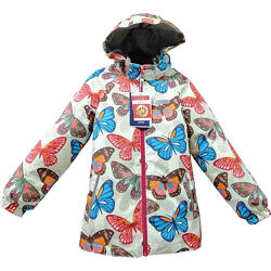 Демісезонна куртка парку Joiks ES-015/F-метелики