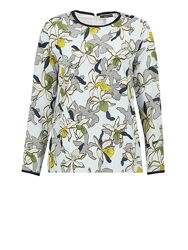 Блуза с лилиями тонкий шелк &acuteSportmax Max Mara&acute 42-44р