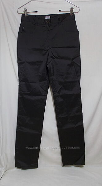 Новые брюки легкие атласные темно-серые W29 L34 Armani jeans
