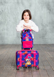 Набор чемодан детский класса премиум 3-D Мишка DeLune Lune 002