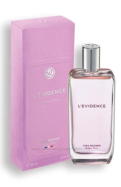 Парфумована Вода L´Evidence Ель евіденс ів Роше оригінал Франція 100мл