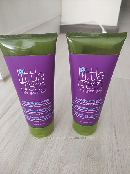 Живильний натуральний лосьйон для тіла для дітей Little Green. США 