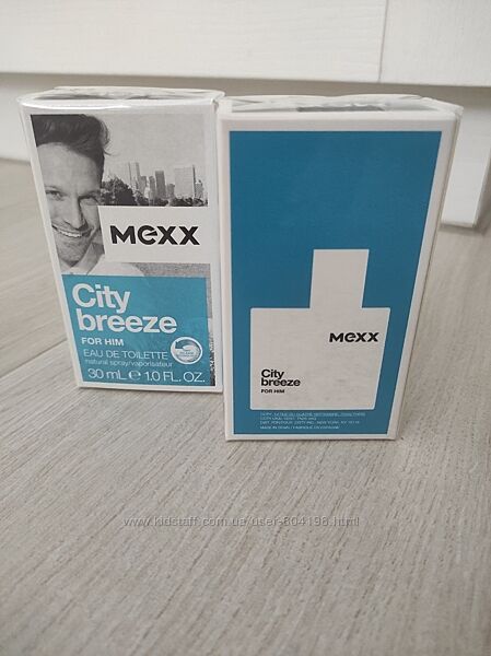 Туалетна вода city breeze. Mexx