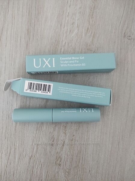 Стійкий фіксуючий гель для брів Uxi Голландія.