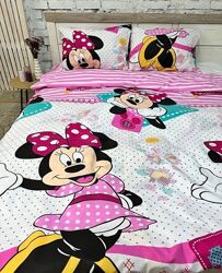 Постільна білизна Міккі Маус и Міні Маус