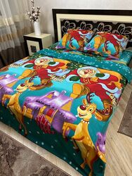 Новорічний сімейні комплект постільної білизни . . Акційна ціна