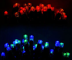 Гірлянда вулична світлодіодна, 100 лампочок, 10 метрів, мультиколор