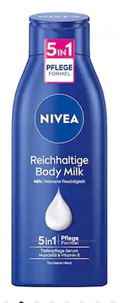 Молочко для тела NIVEA, Германия, 400 мл