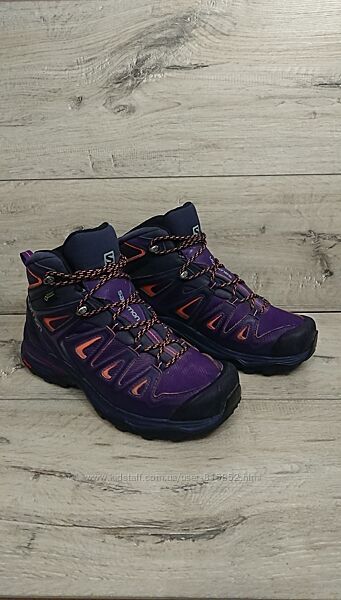 Треккинговые ботинки кроссовки  salomon x ultra 3 mid gore-tex 38р 24 см