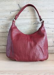 Женская кожаная сумка шоппер Genuine Leather Italy