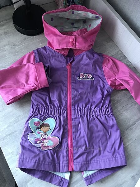 Куртка плащ дождевик на девочку 4-5 лет Disney