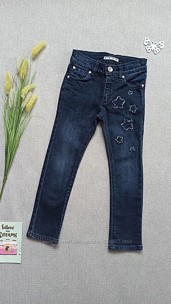Дитячі джинси 3-4 роки штани для дівчинки