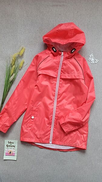 Дитяча куртка вітрівка 9-10 років водонепроникна курточка дощовик дівчинки