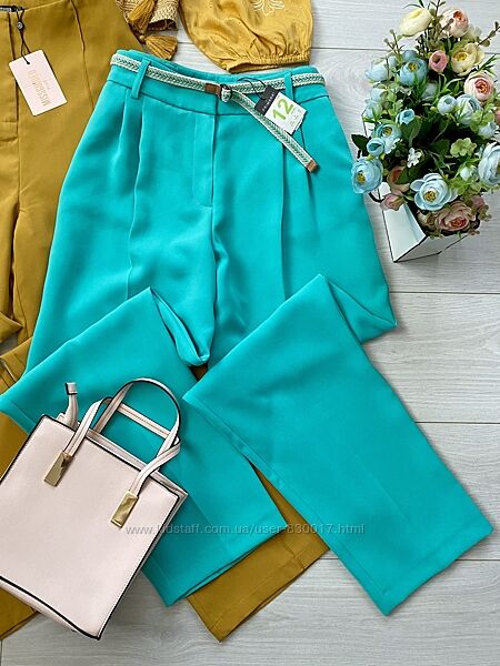 Нові брюки Primark гарного бірюзового кольору, розмір 12 Eur 40