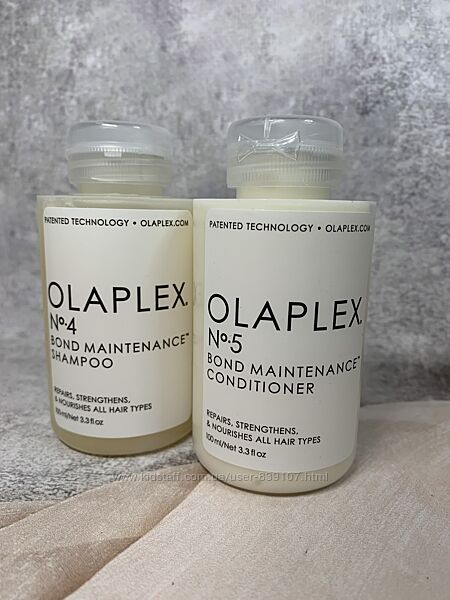 Набір шампунь та кондиціонер Olaplex No.4 та No.5