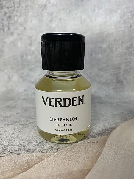 Натуральна олійка масло для ванни verden herbanum