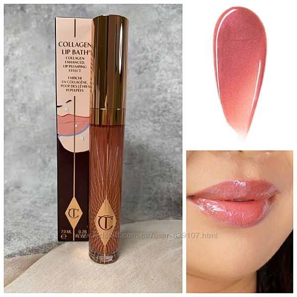 блиск для губ Collagen Lip Bath Charlotte Tilbury відтінок Rosy Glow