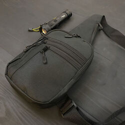 Тактична сумка з кобурою  професійний ліхтар POLICE BL-X71-P50
