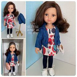 Кукла Кэрол в синей курточке 04412, 32 см, Паола Рейна, Paola Reina