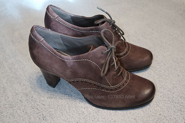 Кожаные демисезонные ботинки Ecco оригинал - 40 размер