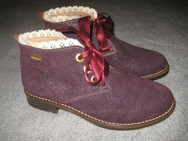 Кожаные демисезонные ботинки AGM оригинал - 36 размер