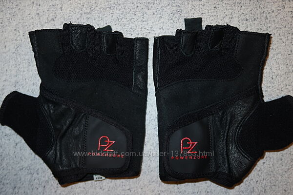 Мужские кожаные перчатки без пальцев Powerzone - размер XL